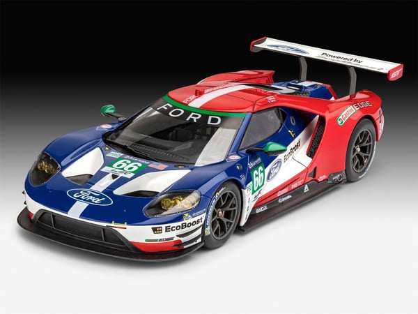 Revell Ford GT Le Mans 2017, Modellbil, 12 År, Multifärg, Modell av landfordon, Ej för barn under 36 månader, 94 mm