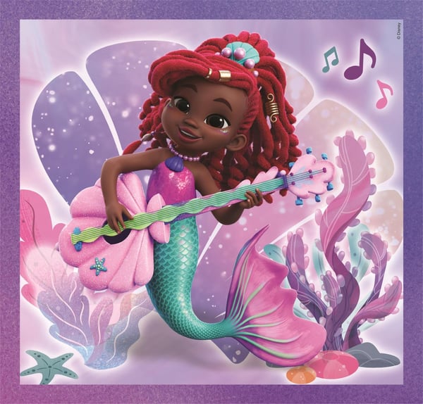 Clementoni Puslespil Square - Disney Ariel, 3x48 brikker