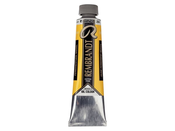 Artequipment TALENS REMBRANDT 40ML 284 - PERMANENT GUL MEDIUM - univ oljefarge