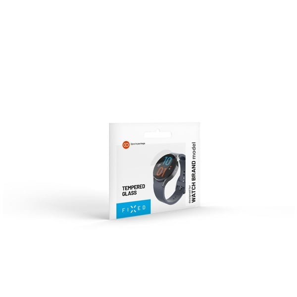 FIXED - Skärmskydd för smart klocka - 40mm - 2.5D - glas - transparent (paket om 2) - för Samsung Galaxy Watch7 (40 mm), Watch8 (40 mm)