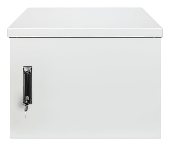 Intellinet 716109, Veggmonterbar hylle, 9U, 100 kg, Nøkkellås, Forbedret kabelføring, 36 kg