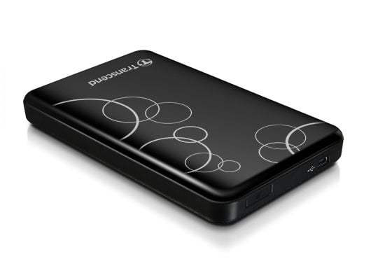 Transcend StoreJet 25A3 - Harddisk - 1 TB - ekstern (bærbar) - 2.5" - USB 3.0 - svart