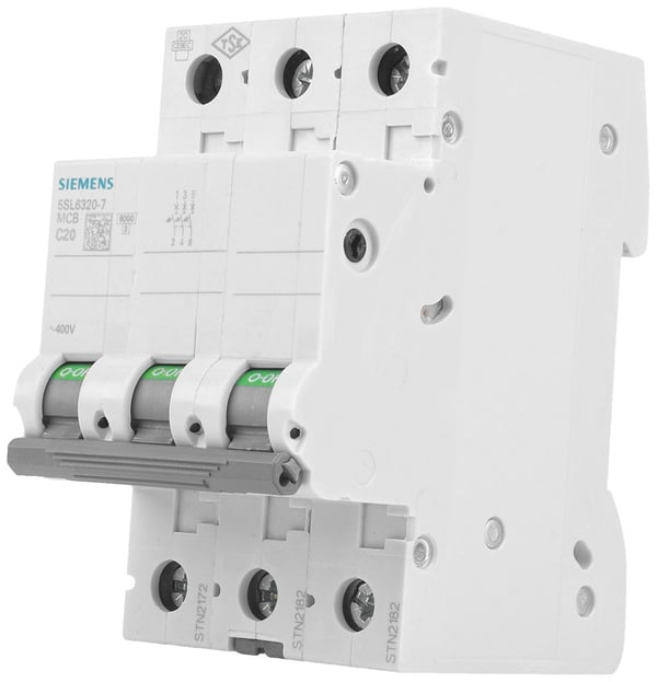 Siemens 5SL6320-7 Siemens Indus.Sector Katkaisija 3-napainen 20 A 400 V