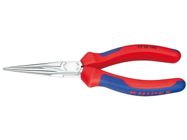 Knipex 29 25 160, Nåltänger, 2 mm, 5,4 cm, Stål, Plast, Röd