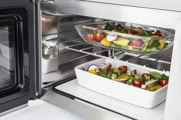 Caso MG 25, Benkeplate, Kombinasjon mikrobølge, 25 l, 900 W, Knapper, Sølv