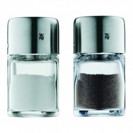 WMF BEL GUSTO Rustfritt stål, transparent salt- og pepperbøssesett