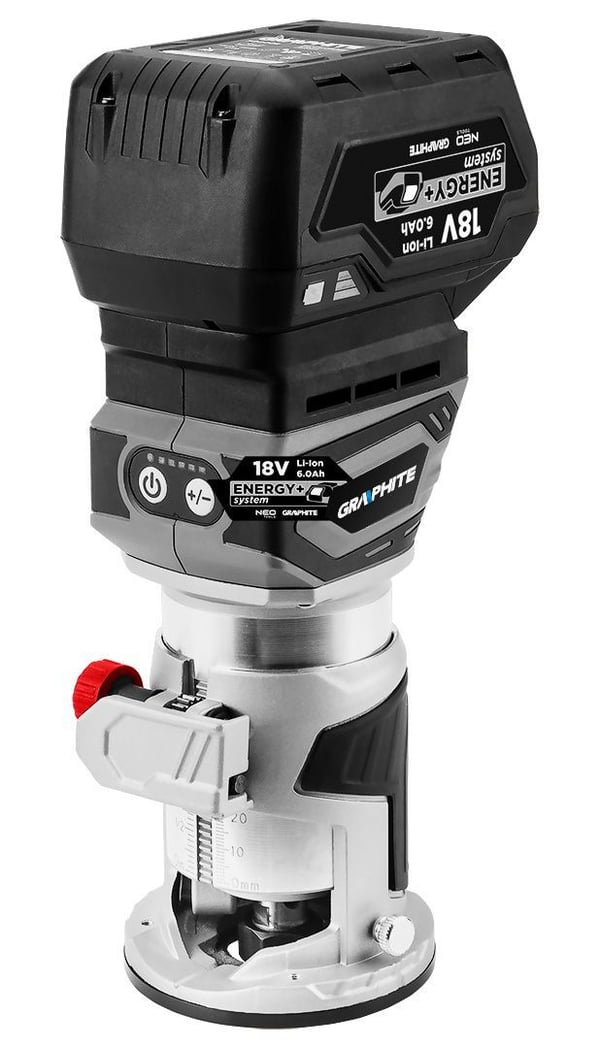 Energy+ 18V akkukäyttöinen harjaton jyrsin
