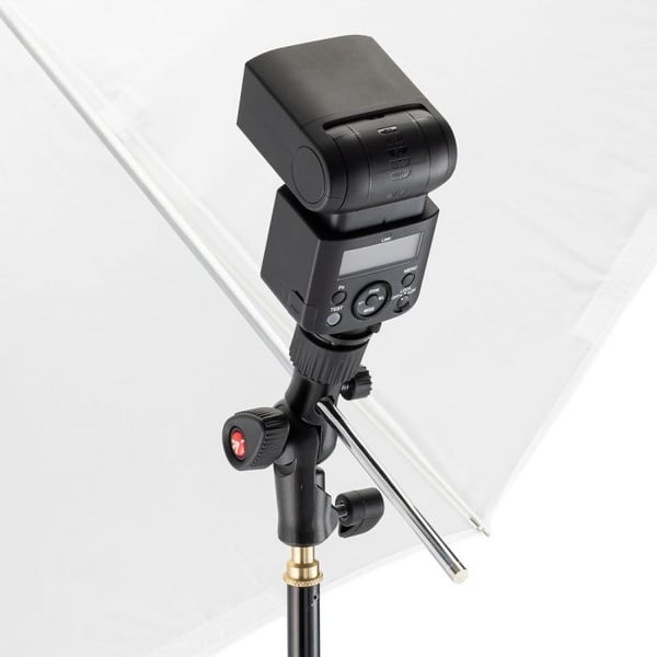 Manfrotto MLH1HS-2, Kiinnityspuristin, Musta, Alumiini, 5/8", 1 kpl, 125 mm