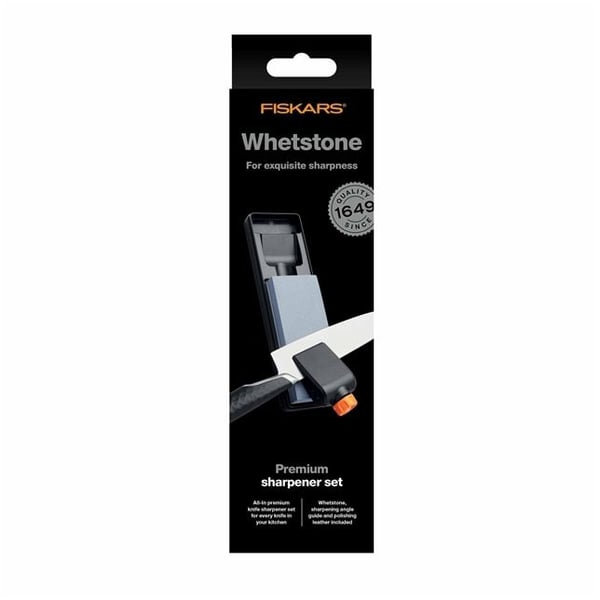 Fiskars 1058937 slipesett med bryne, 6 stk.