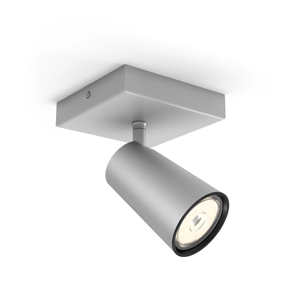 Philips myLiving Paisley tak-/väggspotlight, Utanpåliggande spotlight, GU10, 1 lampor, LED, 220-240 V, Aluminium