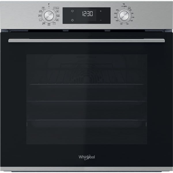 Whirlpool OMK58CU1SX, Keskikokoinen, Sähköuuni, 71 L, 71 L, Katalyyttinen, Kiinteä