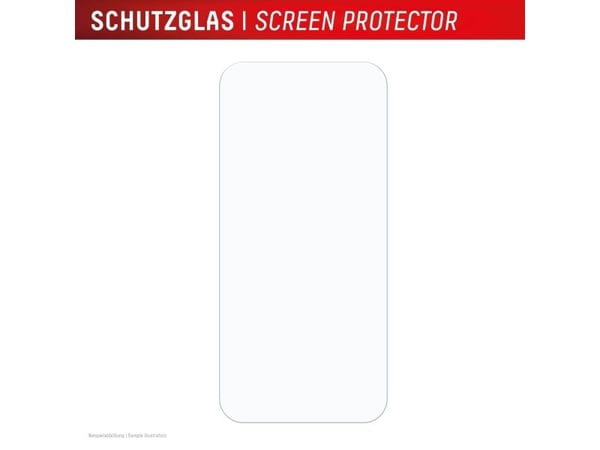 Displex 02010, Apple, iPhone 15/15 Pro/16, Tørr påføring, Skittbestandig, Ripebestandig, Gjennomsiktig, 1 stykker