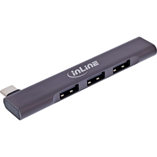 InLine 33203N, USB 3.2 Gen 1 (3.1 Gen 1) Type-A, USB 2.0 Type-A, 480 Mbit/s, Silver, Kina, Windows 10, Windows 11, Windows 7, Windows 8, Windows Vista