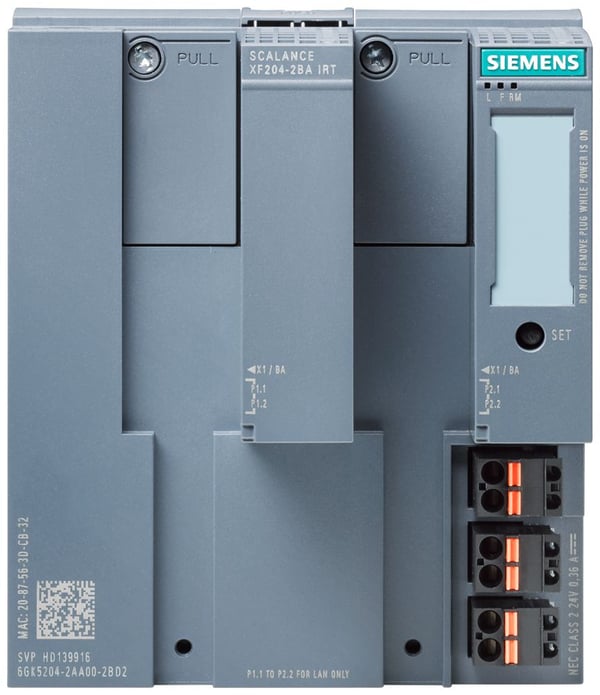 Siemens 6GK5204-2AA00-2BD2 Industrial Ethernet -kytkin 6GK52042AA002BD2 10 / 100 MBit/s