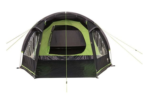 High Peak Atmos 3, Kupoltält, 3 personer, Svart, Grön