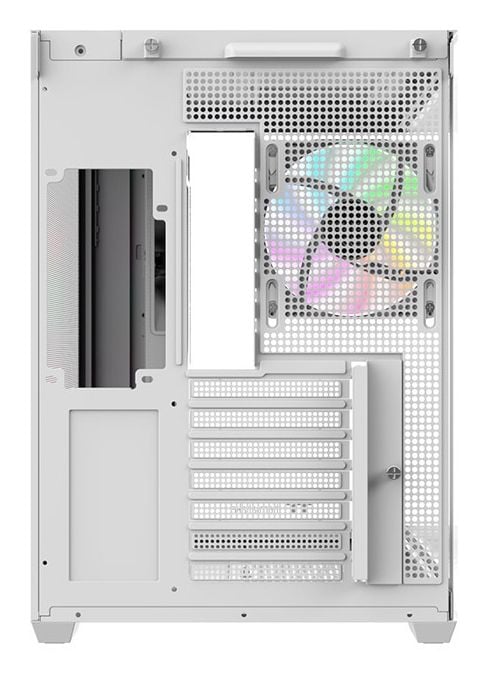 Thermaltake View 380 WS ARGB, Midi Tower, PC, Hvit, ATX, Micro ATX, Mini-ITX, SPCC, Herdet glass, Spilling