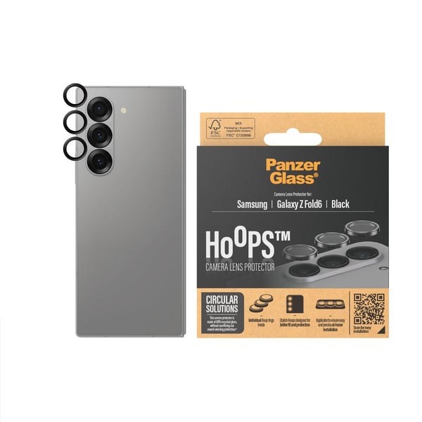 PanzerGlass Hoops - Linsebeskytter for mobiltelefon - for Samsung Galaxy Z Fold6