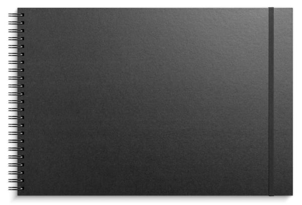 Skrivunderlägg Mayland A3 297x420 mm svart