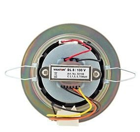 Visaton DL 8, 1.0 kanavaa, Langallinen, 3 W, 90 - 18000 Hz, Valkoinen