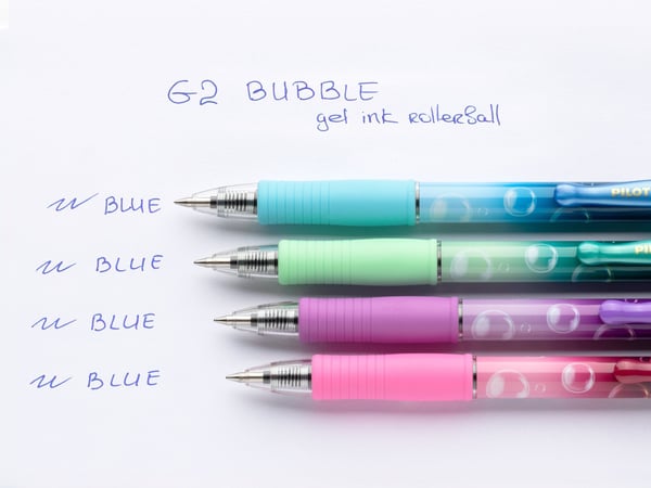 G2 Bubble blå gelpenna (12 st) PILOT
