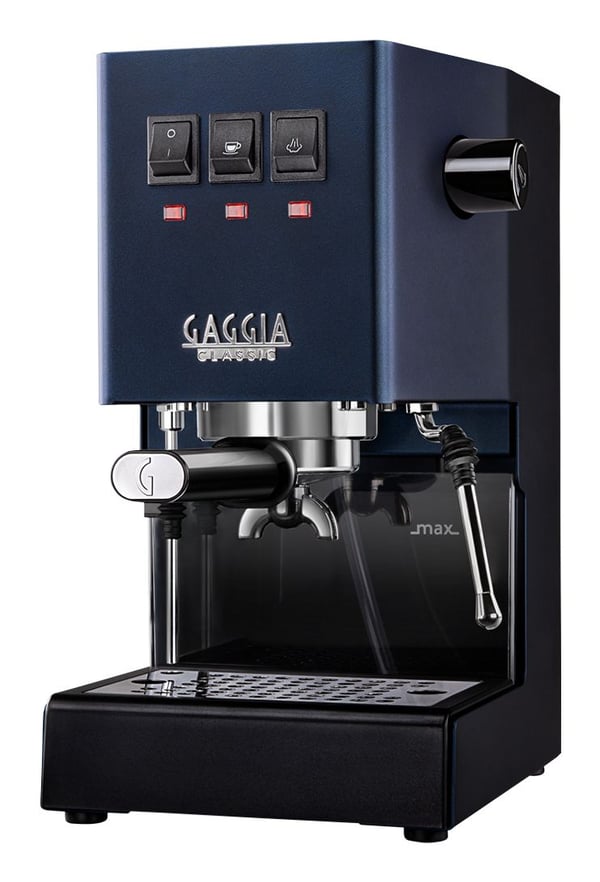 Gaggia Classic E24, Espressokone, 2,1 L, Kahvinappi, Jauhettu kahvi, 1200 W, Sininen