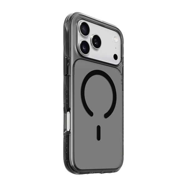 Laut Crystal MATTER-X - Baksidedeksel for mobiltelefon - MagSafe-samsvar - polykarbonat, termoplast-polyuretan (TPU) - svart krystall - for Apple i...