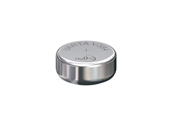 Varta -V384, Kertakäyttöinen akku, SR41, Hopea-oksidi (S), 1,55 V, 1 kpl, 37 mAh