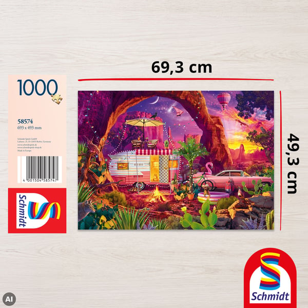 Schmidt® Spel 58574, 1000 st, 12 år
