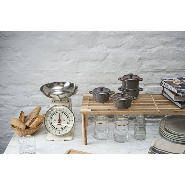 Staub Ceramique, Grytfrom, Rund, Keramiska, Keramiska, Grå, Emalj