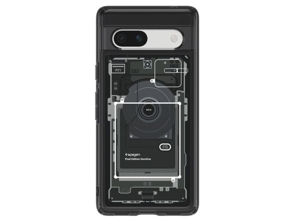 Spigen Ultra Hybrid Zero One, Etui, Google, Pixel 7a, 15,5 cm (6.1"), Lysegrå