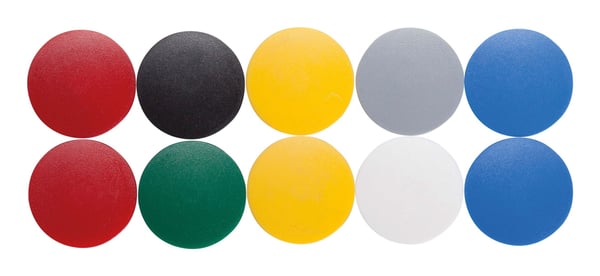 MAUL 6163299, Whiteboard-magnet, Flerfarget, 32 mm, 32 mm, 9,6 mm, 800 g