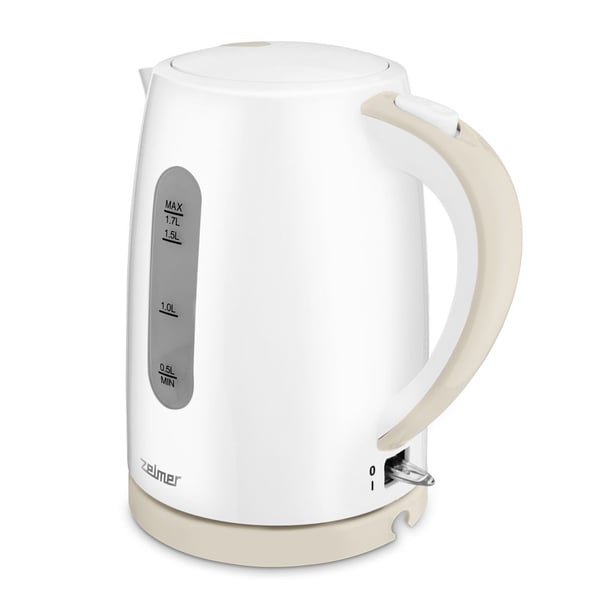 Zelmer ZCK7616I, 1,7 l, 2200 W, Hvit, Plastikk, Vannivåindikator, Overopphetingsbeskyttelse