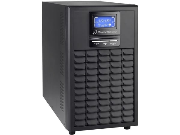 PowerWalker VFI 3000C LCD, Dobbeltkonvertering (Online), 3 kVA, 2400 W, Sinus, 110 V, 175 V