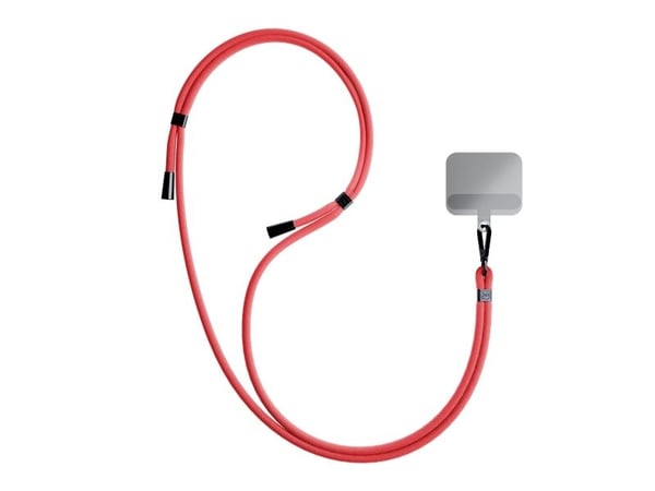 3MK EasyClip, Mobiltelefon, Nylon, Zink, Sort, Rød, Hengende boks