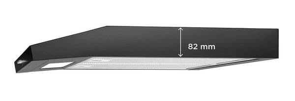 Concept OPP1260BC, 135 m³/t, Ducted/Resirkulerende, 60 dB, 65 cm, 70 cm, Veggmonterbar