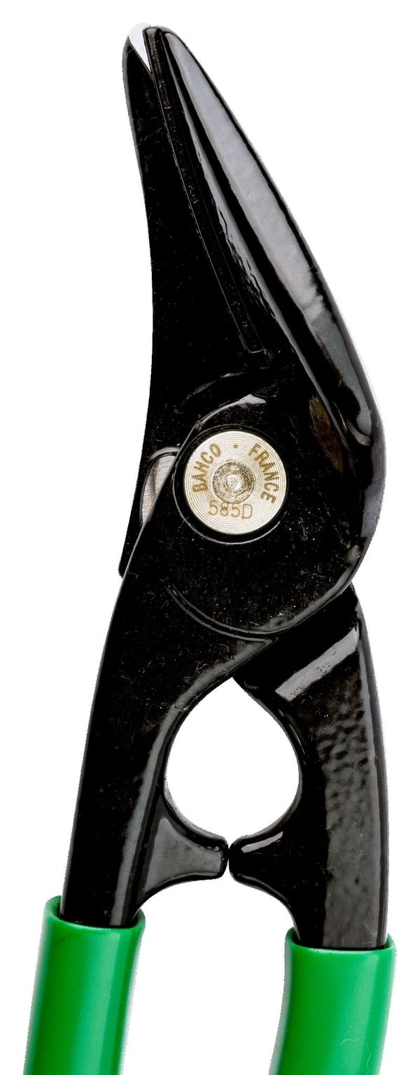 Bahco 585D peltisakset 280 mm oikealle leikkaavat, sileät, vihreät