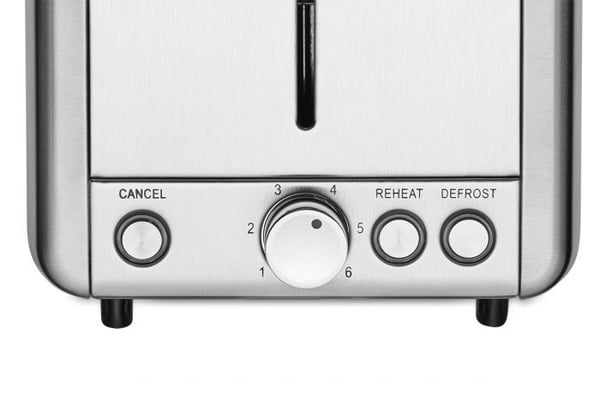 SOLIS Toaster Steel - 2 skive(r) - Rustfritt stål - Rustfritt stål - Knapper - Rotasjonskontroll - 925 W - 280 mm (SO016)