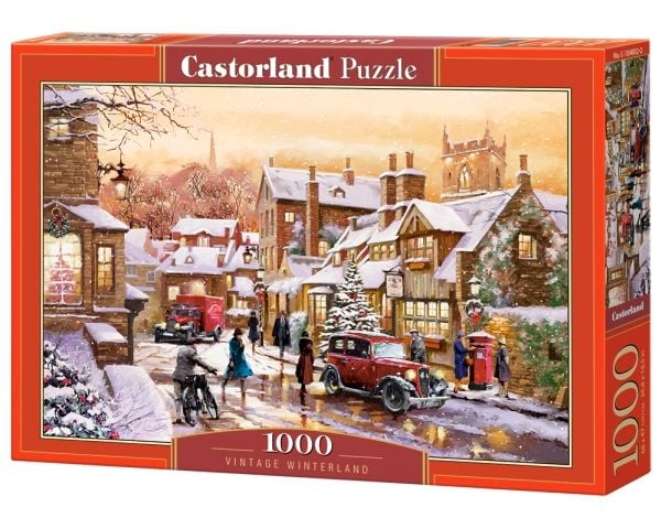 Castorland C-104802-2 palapeli, 1000 palaa, Vintage Winterland