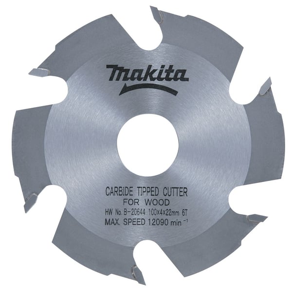 Makita - Groove cutting disc - för trä - 100 mm - 6 tänder - för P/N: DPJ180ZJ