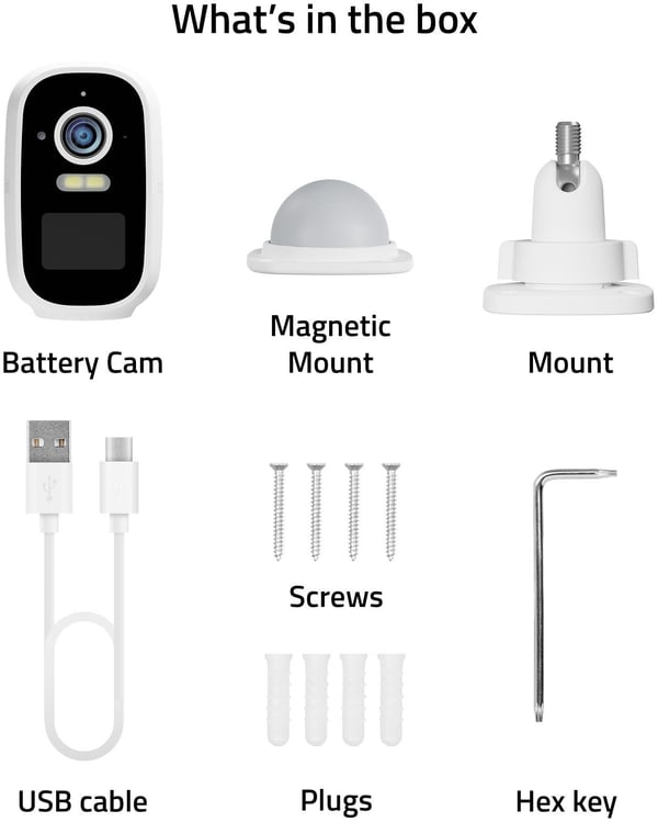 Hombli Battery Cam 2K