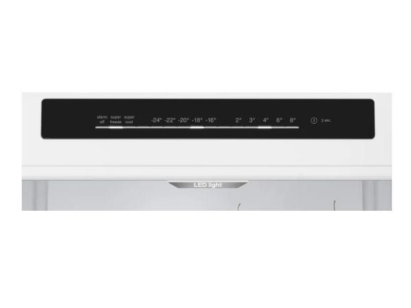 Bosch Serie 4 KGN39EXCF, 363 l, SN-T, 10 kg/24t, C, Fresh zone compartment, Svart, Rustfritt stål