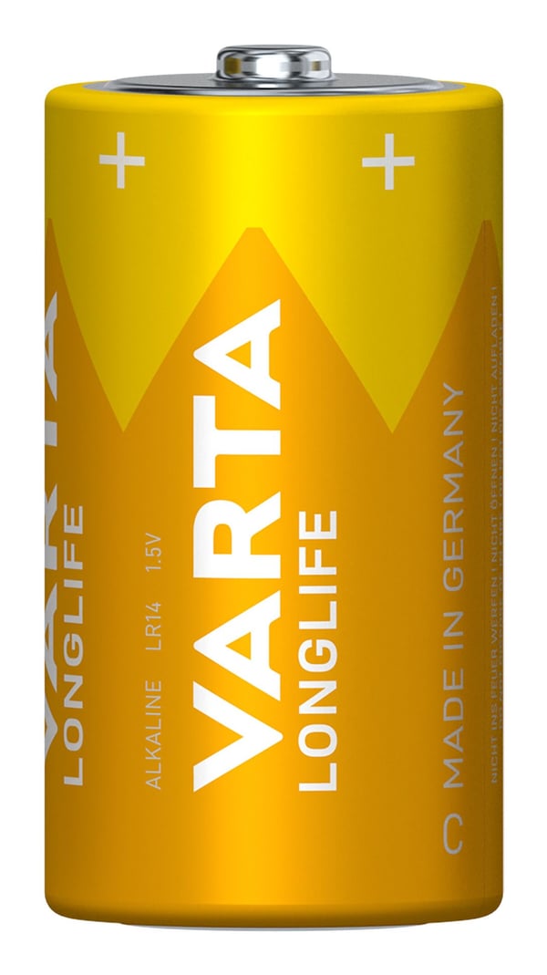 Varta Longlife 04114 - Batteri 2 x C - Alkalisk