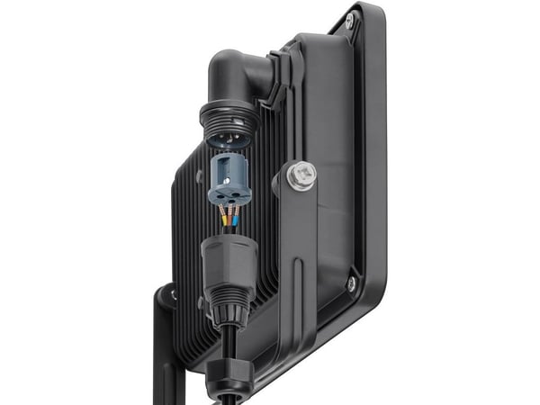 Goobay 53868, Sort, IP65, Aluminium, Glass, Metall, Plast, I, 10 W, LED