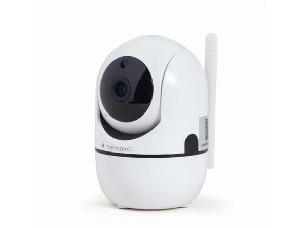 Gembird TSL-CAM-WRHD-02, IP-turvakamera, Sisätila, Langaton, Vastaanotto, Valkoinen, Polttimo