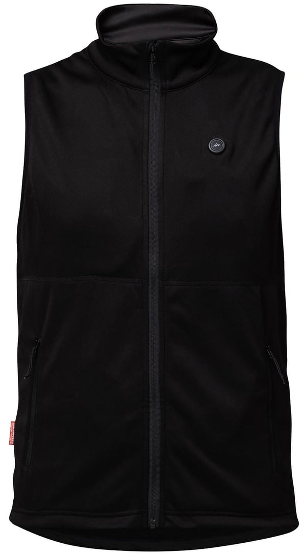 HeatX Heated Fleece Vest Mens XL - Black