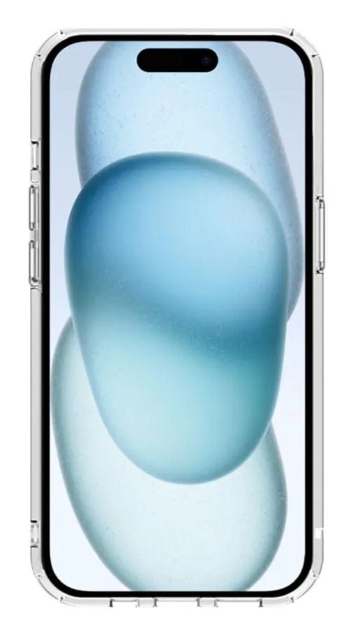 JustMobile PC-1561CC, Etui, Apple, iPhone 15, 15,5 cm (6.1"), Gjennomsiktig