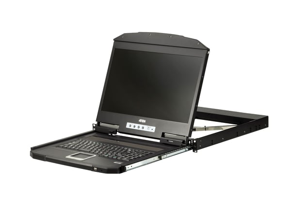 ATEN CL3700NW - KVM-konsol - USB - Brittisk engelska - 18.5" - kan monteras i rack - 1920 x 1080 Full HD (1080p) @ 60 Hz - 350 cd/m² - 1000:1 - 20 ...