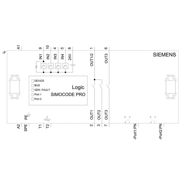 Siemens 3UF7013-1AB00-0, 52 mm, 133 mm, 134 mm, 320 g, 1 kpl