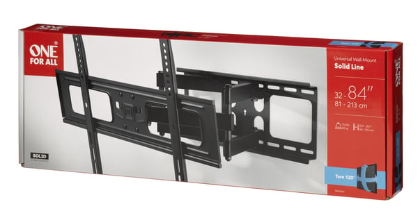One For All SOLID WM4661 TV-väggfäste 32"-84" 60 kg fullrörligt