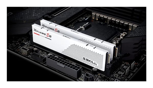 G.Skill Ripjaws S5 - DDR5 - sett - 48 GB: 2 x 24 GB - DIMM 288-pin lav profil - 6000 MT/s / PC5-24000 - CL30 - 1.35 V - ikke-bufret - on-die ECC - ...